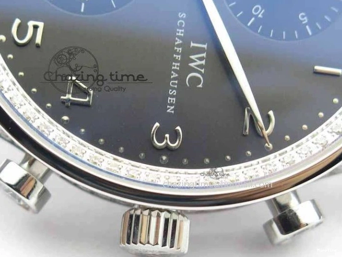 MIROTIME 0128 Unique Portuguese IW3714 Diam ZF V2 1:1 Best Edition Gray Dial On Brown Leather Strap A79350 (Slim Movement) 7250